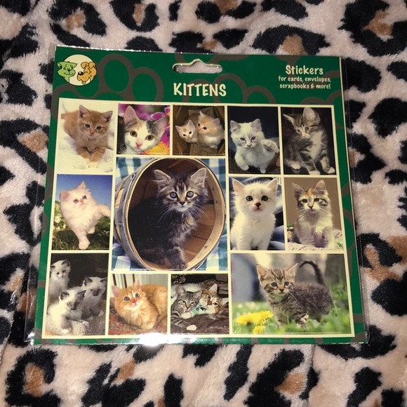 2008 pet qwerks Kitten stickers New - Picture 2 of 3